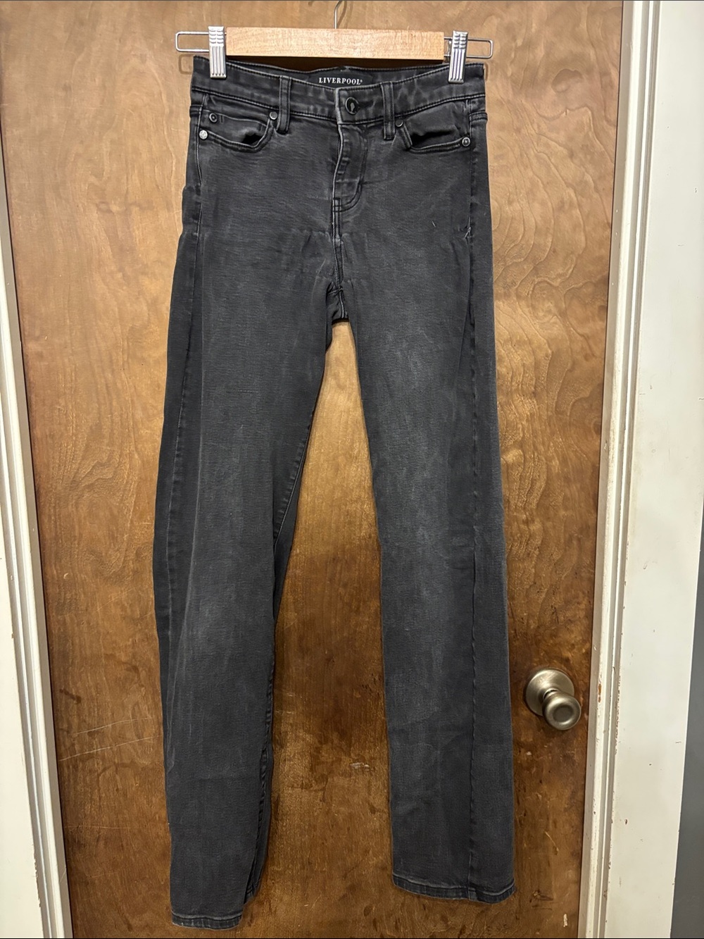 Liverpool Women's Straight Leg Jeans - Charcoal